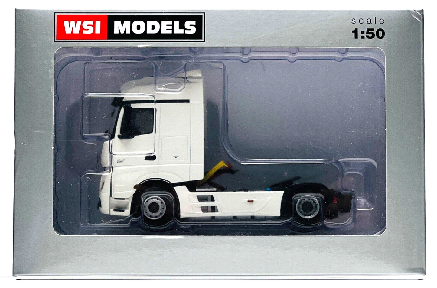 WSI 1/50 SCALE - 03-1134 - MERCEDES BENZ MP4 4X2 WHITE TRACTOR CAB BOXED (9)
