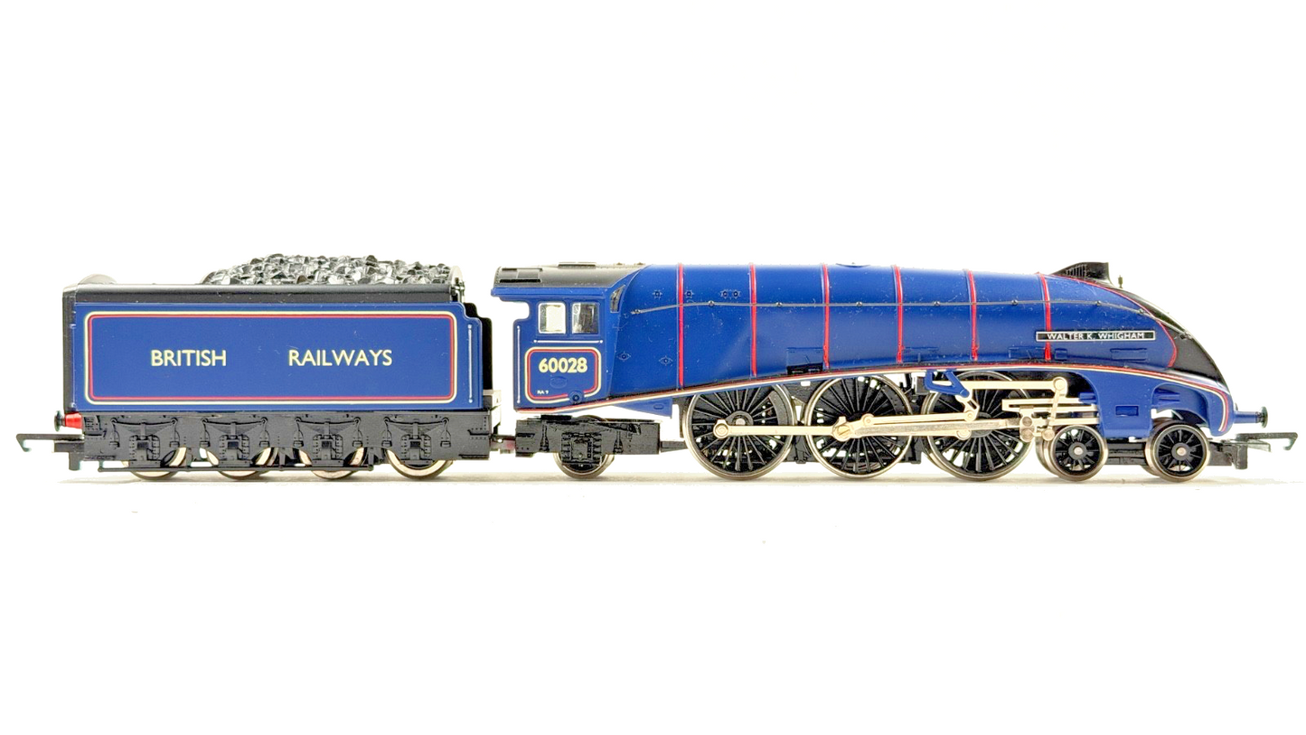 HORNBY 00 GAUGE - BRITISH RAILWAYS EXPERIMENTAL CLASS A4 WALTER K WHIGHAM 60028