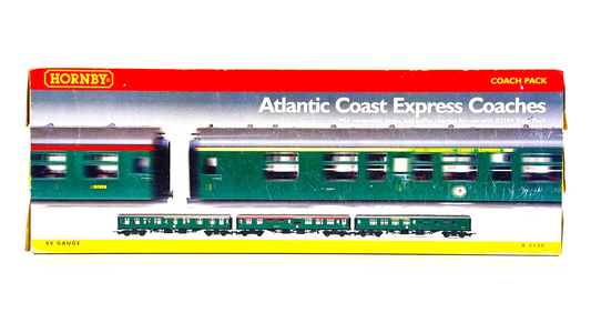 HORNBY 00 GAUGE - R4140 - THE ATLANTIC COAST EXPRESS COACHES - BOXED