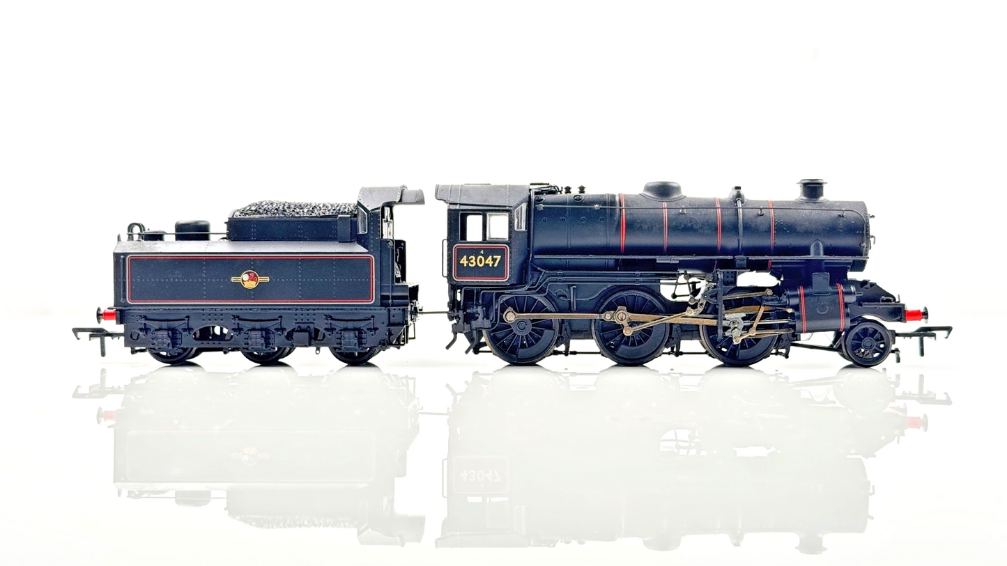 BACHMANN 00 GAUGE - 32-576 - IVATT CLASS 4 43047 BR LINED BLACK LATE CREST BOXED