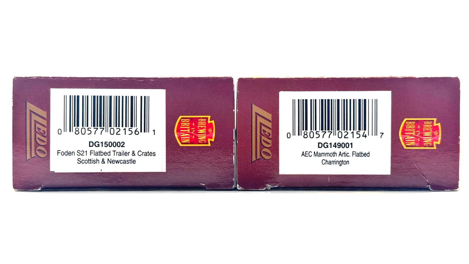 TRACKSIDE 1/76 SCALE - DG150002/DG149001 - SCOTTISH & NEWCASTLE / CHARRINGTON X2