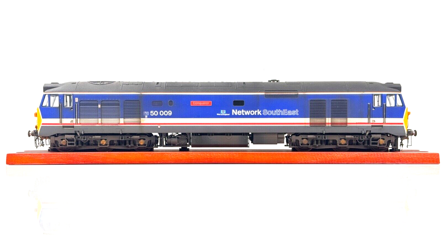 HELJAN O GAUGE - CLASS 50 DIESEL 50009 NETWORK SOUTHEAST CONQUEROR (PROTO NEO)