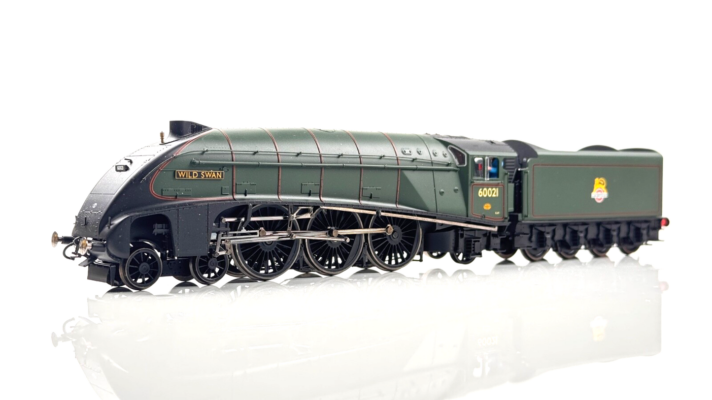 HORNBY 00 GAUGE - R2615 - BR GREEN 4-6-2 CLASS A4 'WILD SWAN' 60021 TTS SOUND