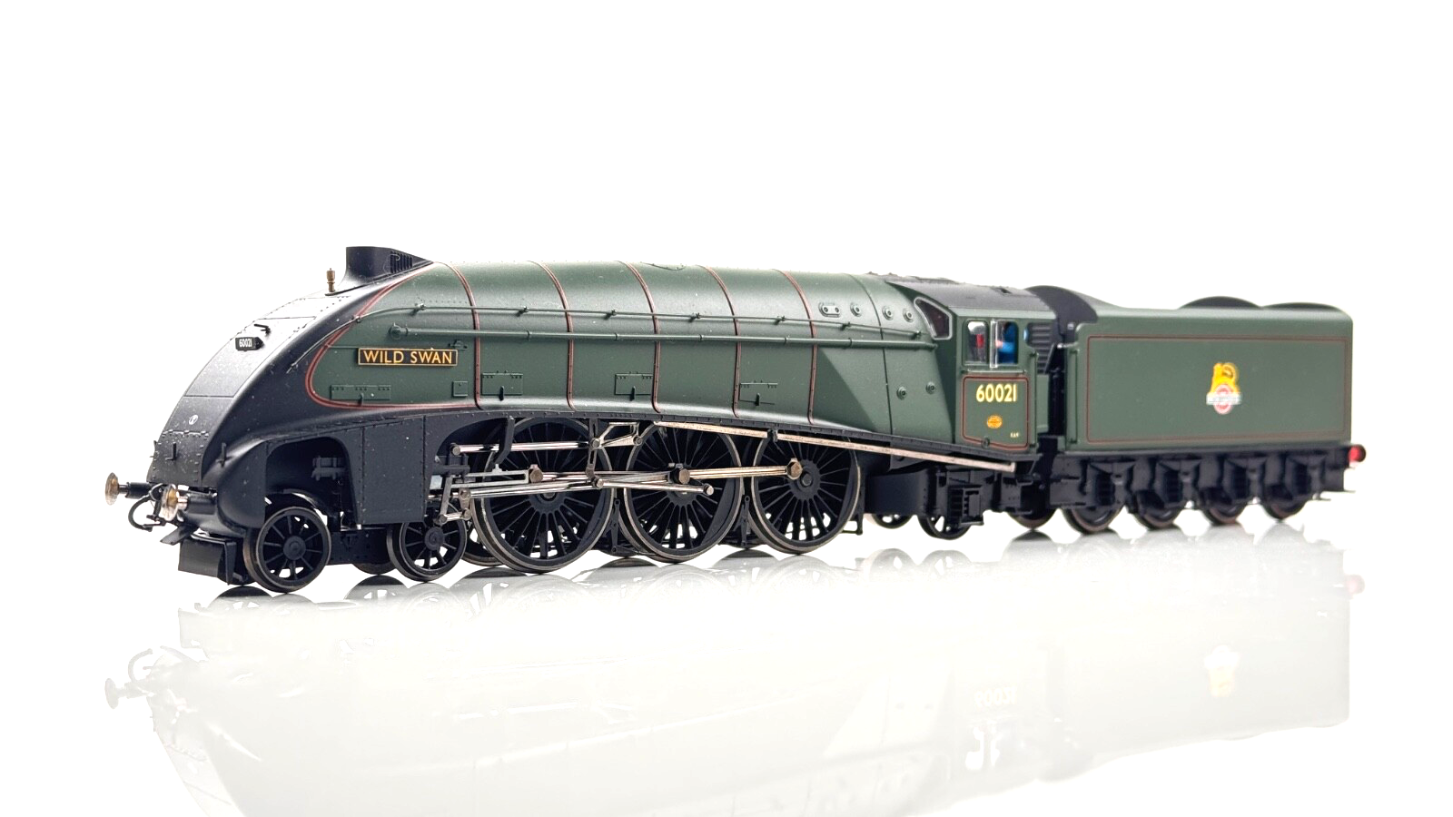 HORNBY 00 GAUGE - R2615 - BR GREEN 4-6-2 CLASS A4 'WILD SWAN' 60021 TTS SOUND