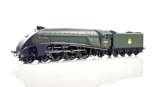 HORNBY 00 GAUGE - R2615 - BR GREEN 4-6-2 CLASS A4 'WILD SWAN' 60021 TTS SOUND