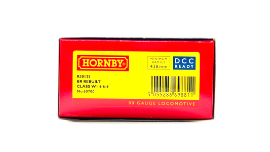 HORNBY 00 GAUGE - R30125 - BR REBUILT CLASS W1 4-6-4 NO.60700 - NEW BOXED