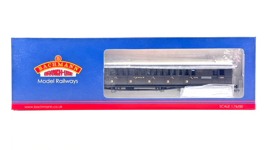 BACHMANN 00 GAUGE - 39-624 - SE&CR BIRDCAGE BRAKE THIRD COACH WELLINGTON BROWN