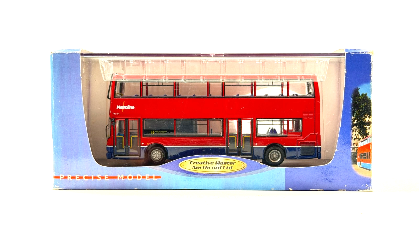 CMNL NORTHCORD 1/76 SCALE - UKBUS1002 - DENNIS TRIDENT METROLINE LONDON BOXED