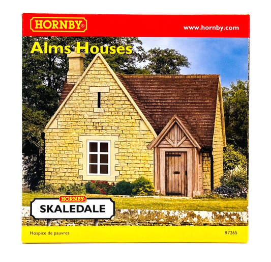 HORNBY 00 GAUGE SKALEDALE - R7265 - ALMS HOUSES - NEW BOXED