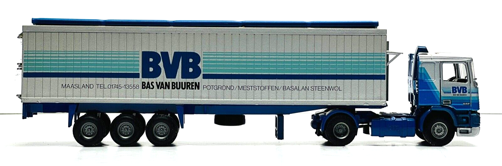 EARLY TEKNO 1/50 - DAF 95 'BVB' BAS VAN BUUREN TRUCK & TRAILER HOLLAND - BOXED