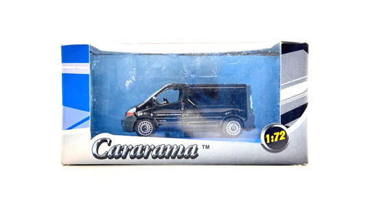 CARARAMA 1/72 SCALE - RENAULT TRAFIC PANEL VAN BLACK - BOXED