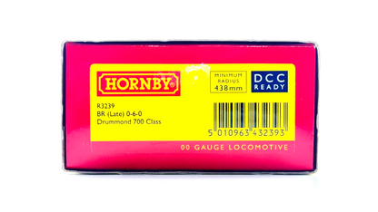 HORNBY 00 GAUGE - R3239 - BR BLACK (LATE) 0-6-0 DRUMMOND 700 CLASS 30315 BOXED