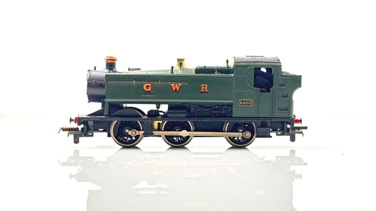 LIMA 00 GAUGE - GWR GREEN 94XX TANK LOCOMOTIVE 9400 - UNBOXED NOT PERFECT