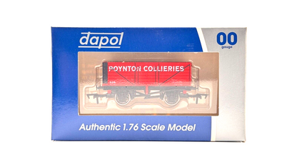 DAPOL 00 GAUGE - POYNTON COLLIERIES WAGON EAST CHESHIRE NO.528 (LIMITED EDITION)