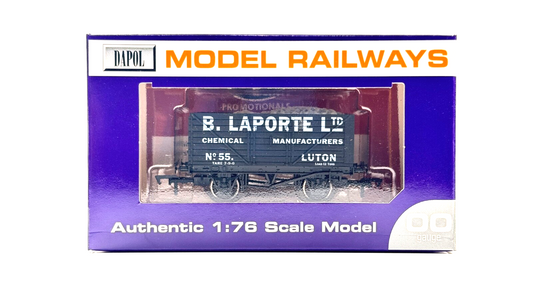 DAPOL 00 GAUGE - B. LAPORTE CHEMICAL MANUFACTURERS LUTON NO.55 (LIMITED EDITION)