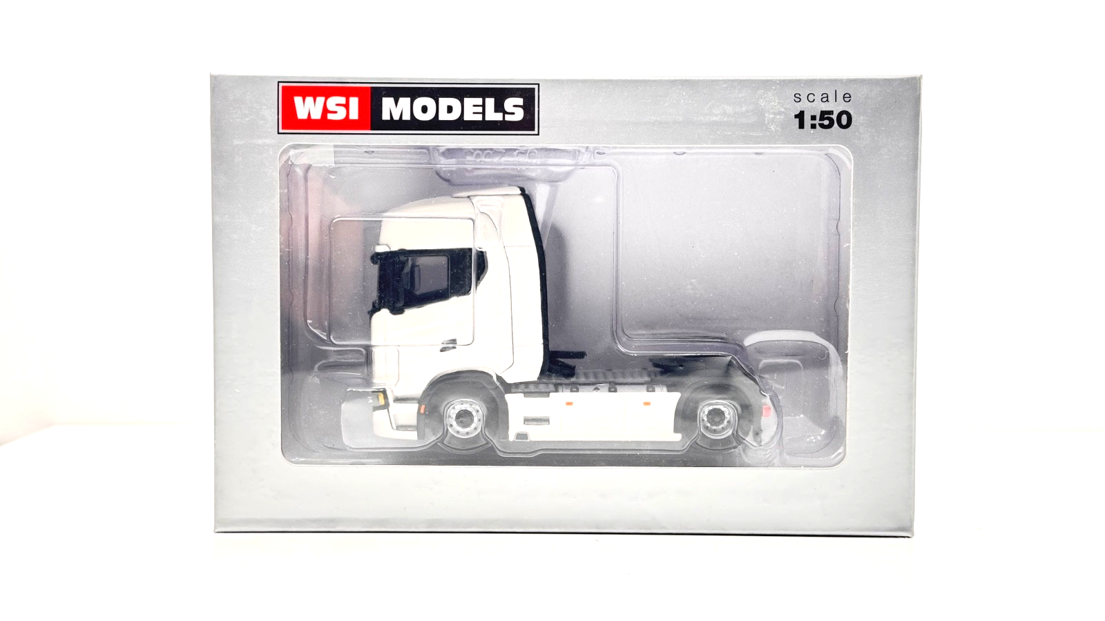 WSI 1/50 SCALE - 03-2003 - SCANIA S HIGHLINE CS20H 4X2 WHITE TRACTOR UNIT BOXED