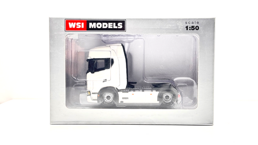 WSI 1/50 SCALE - 03-2003 - SCANIA S HIGHLINE CS20H 4X2 WHITE TRACTOR UNIT BOXED
