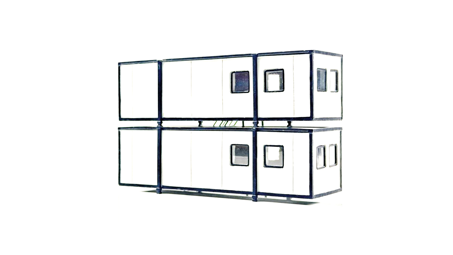 BACHMANN 00 GAUGE SCENECRAFT - 44-081 - PORTABLE OFFICES - UNBOXED