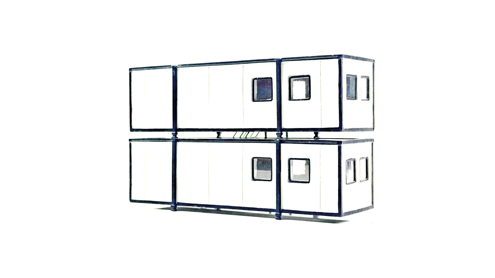 BACHMANN 00 GAUGE SCENECRAFT - 44-081 - PORTABLE OFFICES - UNBOXED