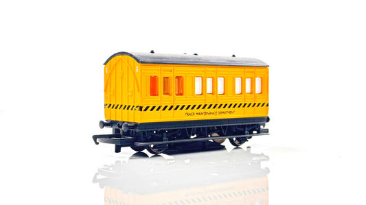 HORNBY 00 GAUGE - R296 - TRACK MAINTENANCE DEPARTMENT CLEANING COACH - UNBOXED