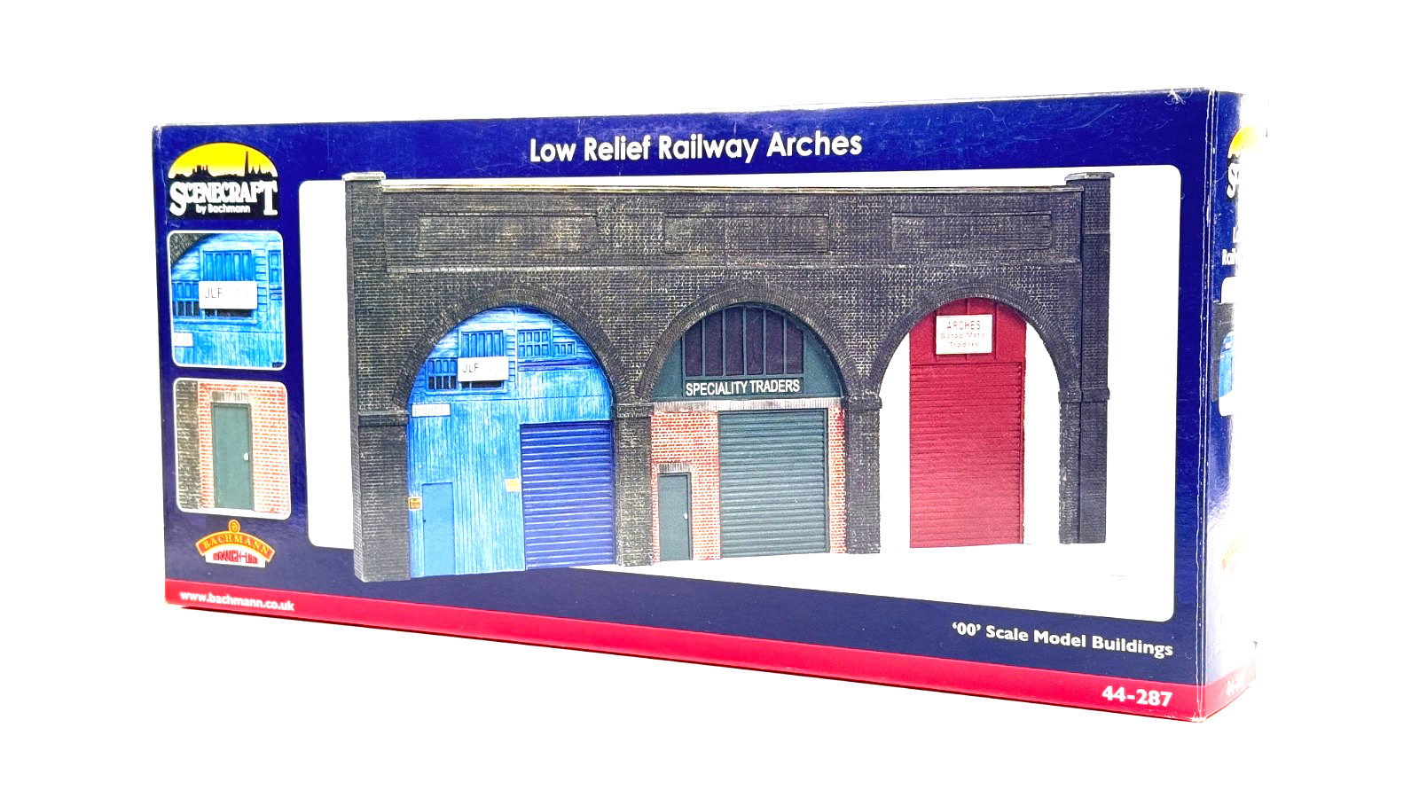 BACHMANN 00 GAUGE SCENECRAFT - 44-287 - LOW RELIEF RAILWAY ARCHES - BOXED
