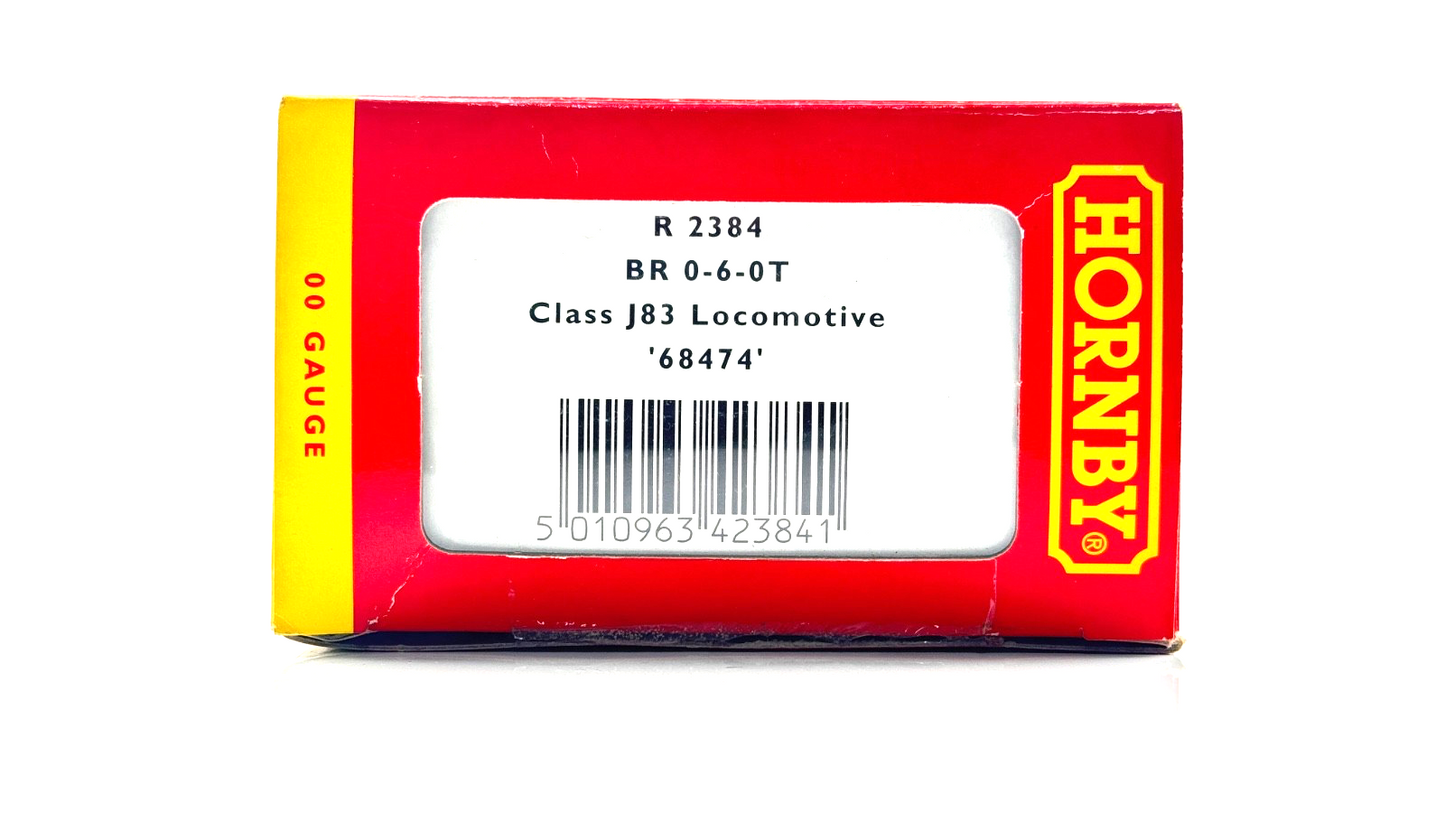 HORNBY 00 GAUGE - R2384 - BR BLACK 0-6-0T CLASS J83 LOCOMOTIVE 68474 - BOXED