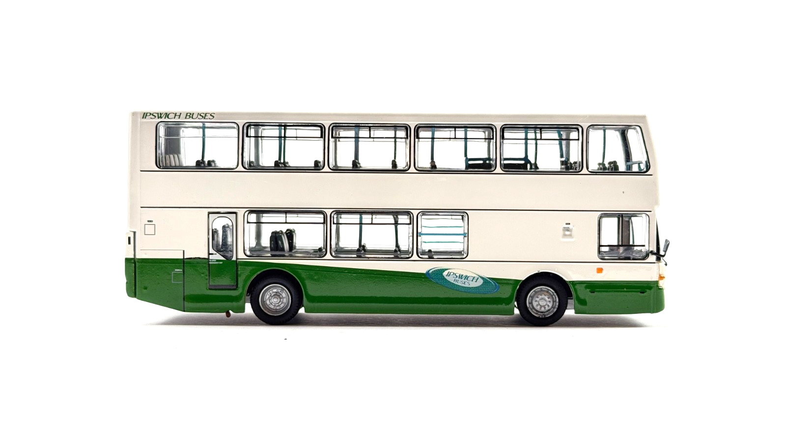 BRITBUS ES-05 - 1/76 SCALE - SCANIA OMNIDEKKA IPSWICH BUSES LTD - (DAMAGED)