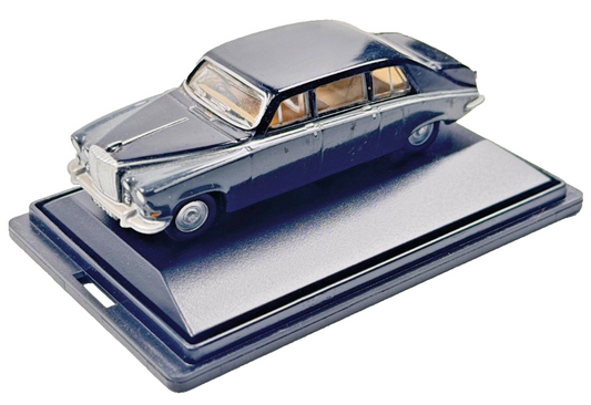 OXFORD DIECAST 1/76 SCALE - 76DS003 - DAIMLER DS420 EMBASSY BLACK CARLTON GREY