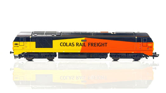 HORNBY 00 GAUGE - R30184 - CLASS 67 DIESEL 67023 COLAS RAIL STELLA - BOXED