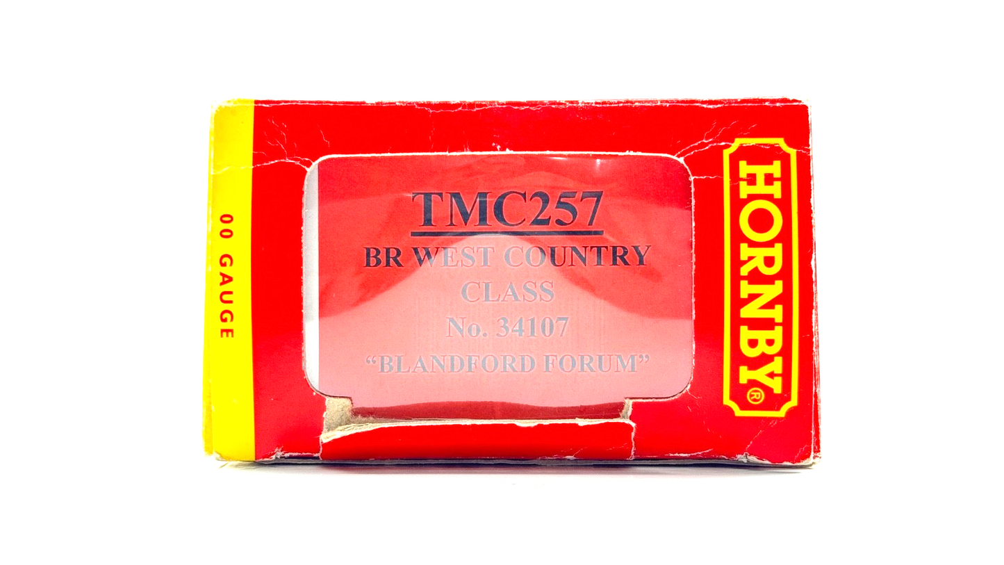 HORNBY 00 GAUGE - TMC257 - BR 4-6-2 WEST COUNTRY 34107 BLANDFORD FORUM TMC