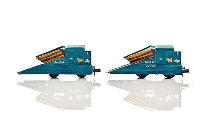 PECO/KIT BUILT N GAUGE - PAIR OF SCOTRAIL SCOTTIE DOG SNOWPLOUGHS - UNBOXED