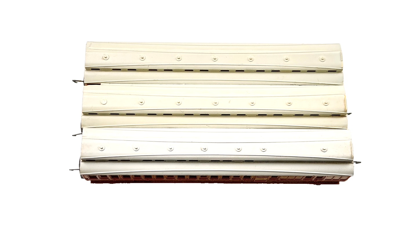 HORNBY 00 GAUGE - RAKE OF 3 LNER TEAK EFFECT CLERESTORY COACHES - UNBOXED