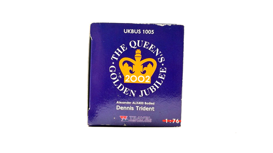 CMNL NORTHCORD 1/76 SCALE - UKBUS1005 - DENNIS TRIDENT QUEENS GOLDEN JUBILEE 02