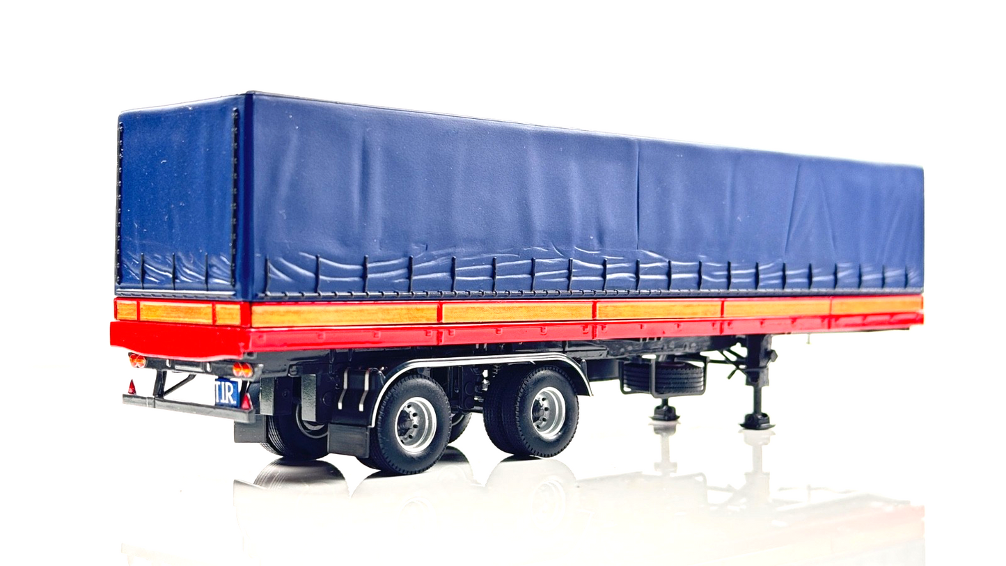 WSI 1/50 SCALE - 13-1022 - CLASSIC CURTAIN SIDE TRAILER 2 AXLE BOXED