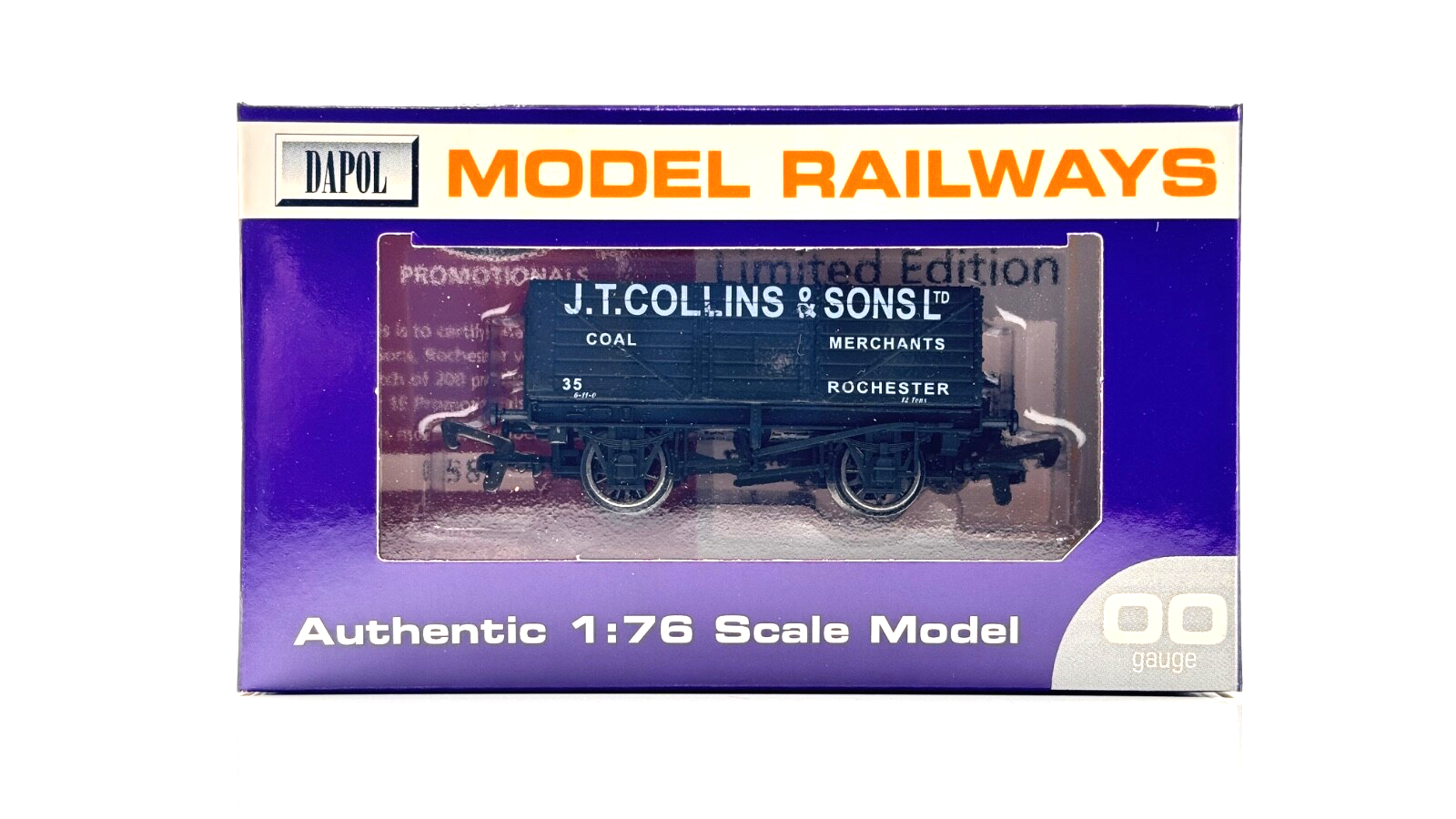 DAPOL 00 GAUGE - J.T COLLINS & SONS COAL MERCHANTS ROCHESTER (LIMITED EDITION)