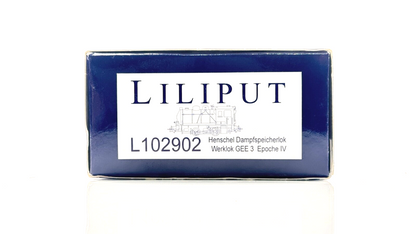 LILIPUT HO GAUGE - L102902 - HENSCHEL DAMPFSPEICHERLOK WERKLOK GEE 3 EPOCHE IV