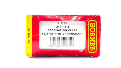 HORNBY 00 GAUGE - LMS MAROON 4-6-2 CORONATION 'CITY OF BRADFORD' 6236 - NQP