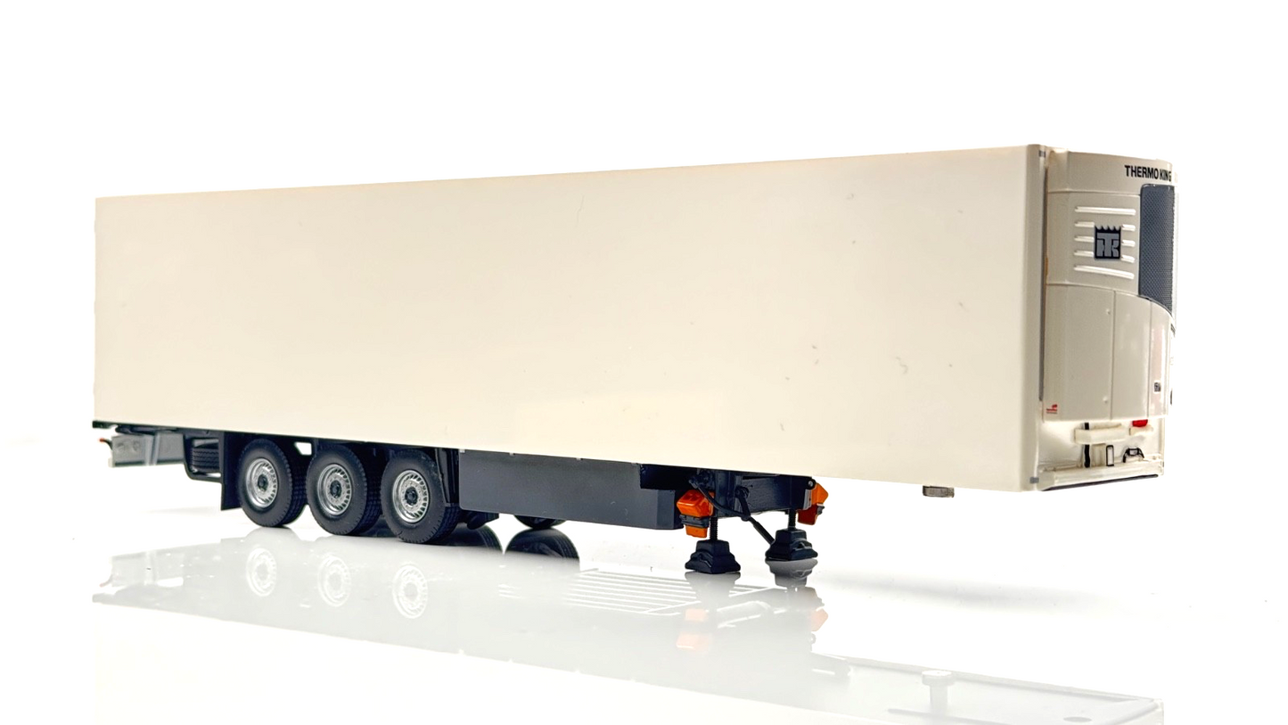TEKNO 1/50 SCALE - 62198 - REEFER TRAILER THERMOKING SLX PLAIN WHITE BOXED