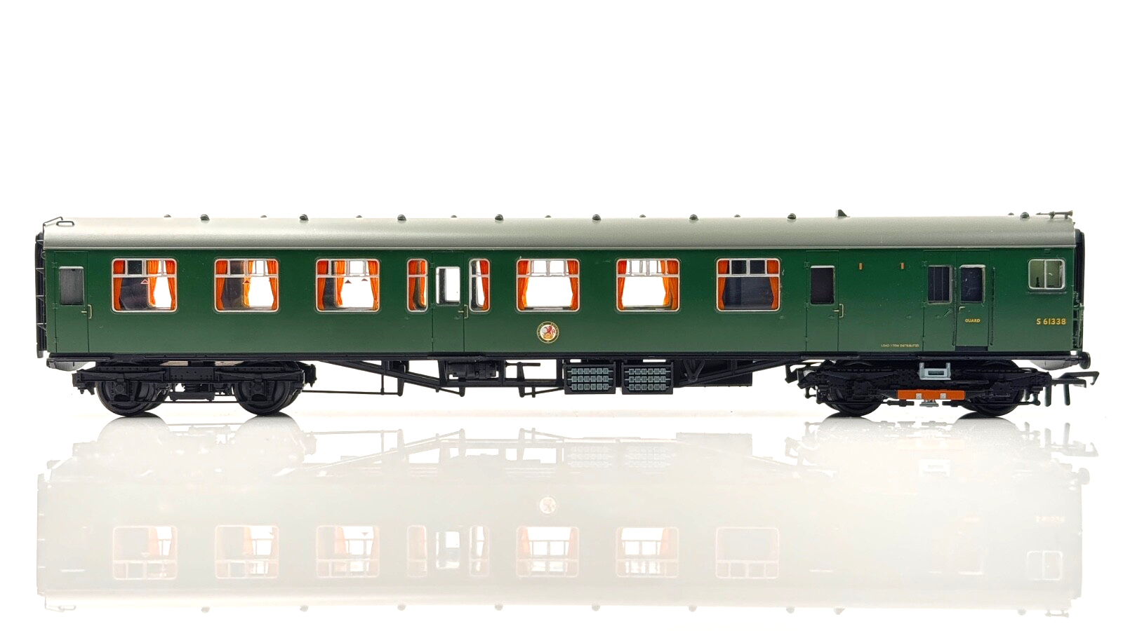 BACHMANN 00 GAUGE - 31-426A - 4CEP EMU 7128 LATE SR MULTIPLE UNIT GREEN BOXED