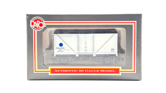DAPOL 00 GAUGE - WR3-09 12T WHITE BLUE SPOT INSUL FISH VAN WAGON E87232 - BOXED