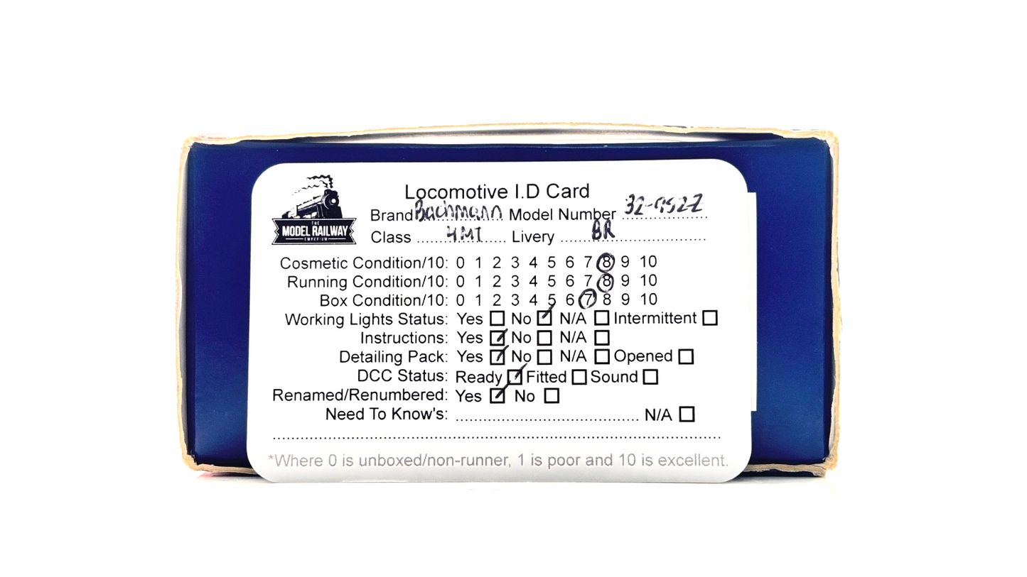 BACHMANN 00 GAUGE - 32-952Z - STANDARD CLASS 4MT 2-6-0 77014 BR LATE RENUMBERED