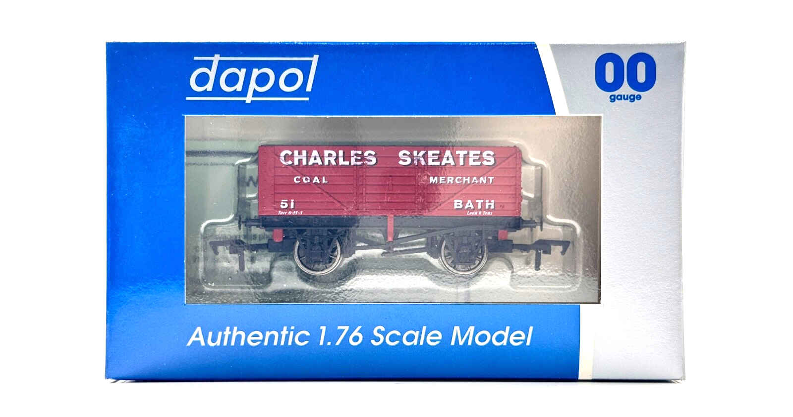 DAPOL 00 GAUGE - CHARLES SKEATES COAL MERCHANT BATH WAGON 51 (LIMITED EDITION)