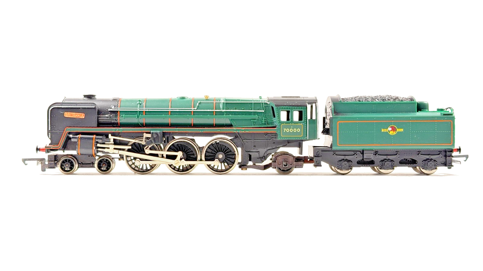 HORNBY 00 GAUGE - R063 - BR GREEN 4-6-2 BRITANNIA CLASS BRITANNIA 70000 BOXED