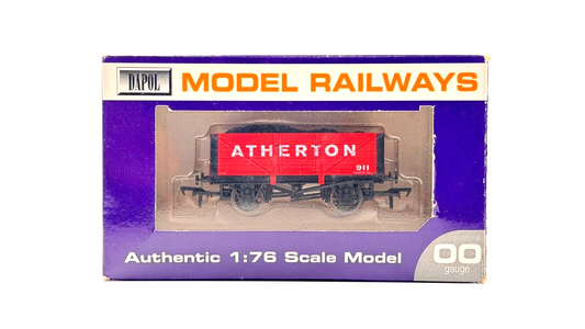 DAPOL 00 GAUGE - ATHERTON COLLIERY WAGON NO.911 (LIMITED EDITION)