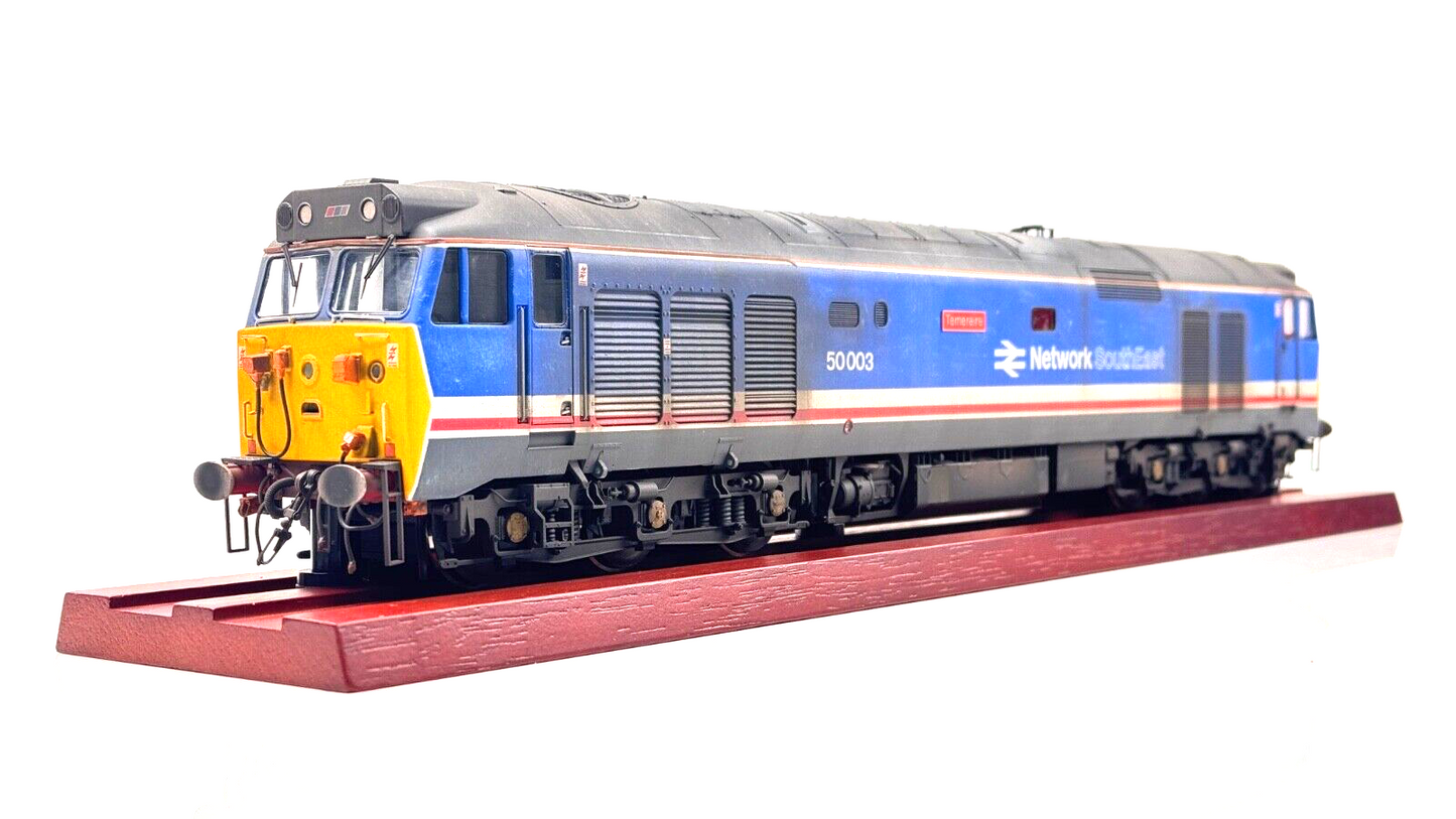 HELJAN O GAUGE - CLASS 50 DIESEL 50003 NETWORK SOUTHEAST TEMERAIRE (PROTO NEO)