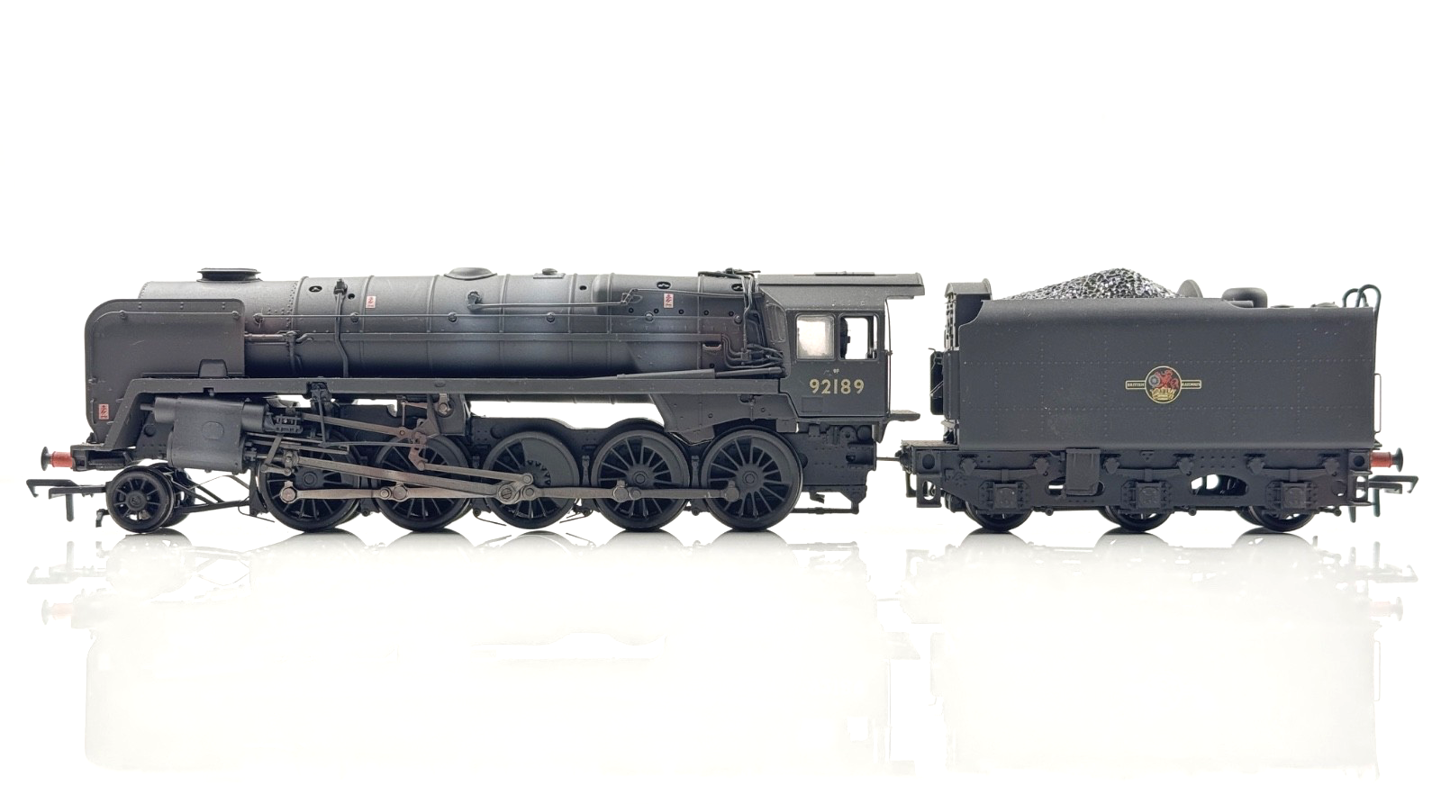 BACHMANN 00 GAUGE - 32-858 - BR STANDARD CLASS 9F 92189 BR BLACK WEATHERED BOXED