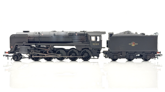 BACHMANN 00 GAUGE - 32-858 - BR STANDARD CLASS 9F 92189 BR BLACK WEATHERED BOXED
