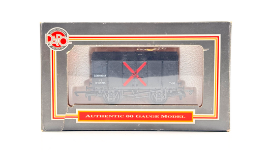 DAPOL 00 GAUGE - (WRENN) WR2-01 GW BLACK GUNPOWDER VAN 11T WAGON W105780 - BOXED