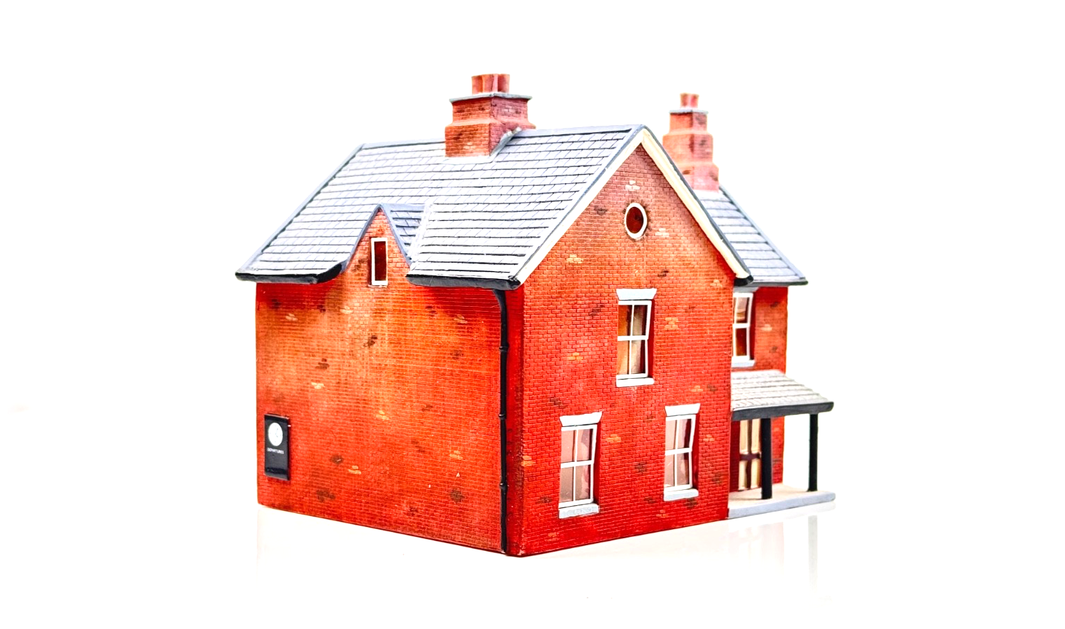HORNBY 00 GAUGE SKALEDALE - R8529 - RED BRICK STATION OFFICE - BOXED IMPERFECT