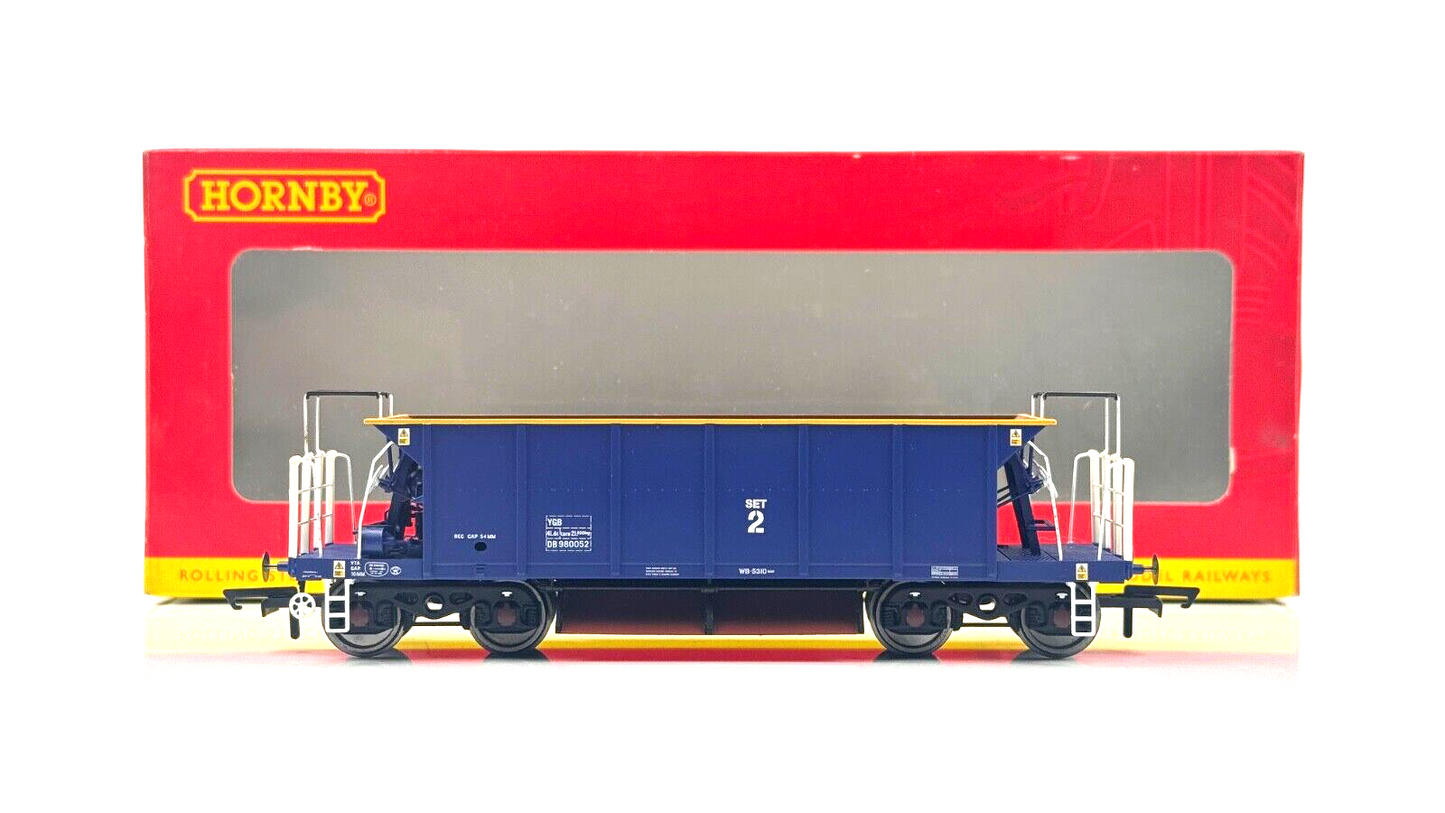 HORNBY 00 GAUGE - R6287A - MAINLINE BLUE YGB SEACOW HOPPER WAGON BOXED